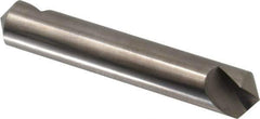 Hertel - 1/2" Head Diam, 1/2" Shank Diam, 1 Flute 110° Solid Carbide Countersink - 3" OAL, Straight Shank - Industrial Tool & Supply
