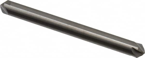 Hertel - 3/16" Head Diam, 3/16" Shank Diam, 4 Flute 90° Solid Carbide Countersink - Industrial Tool & Supply