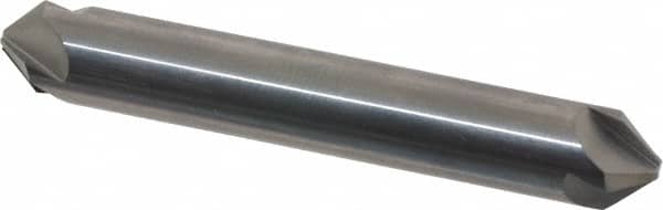 Hertel - 3/8" Head Diam, 3/8" Shank Diam, 4 Flute 90° Solid Carbide Countersink - Industrial Tool & Supply
