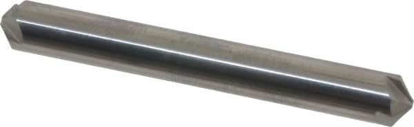 Hertel - 1/4" Head Diam, 1/4" Shank Diam, 4 Flute 110° Solid Carbide Countersink - Industrial Tool & Supply