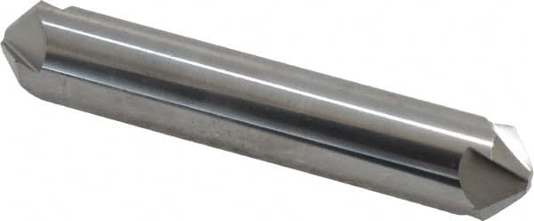 Hertel - 5/8" Head Diam, 5/8" Shank Diam, 4 Flute 100° Solid Carbide Countersink - Industrial Tool & Supply