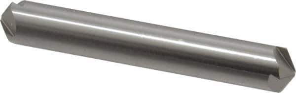 Hertel - 3/8" Head Diam, 3/8" Shank Diam, 4 Flute 120° High Speed Steel Countersink - 2-1/2" OAL, Straight Shank - Industrial Tool & Supply