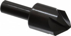 Hertel - 1" Head Diam, 1/2" Shank Diam, 4 Flute 90° High Speed Steel Countersink - Industrial Tool & Supply
