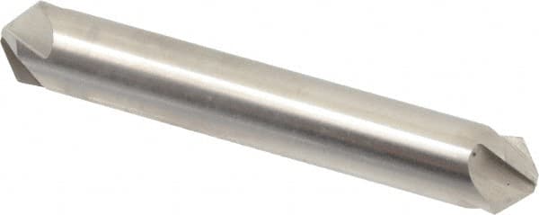 Hertel - 3/8" Head Diam, 3/8" Shank Diam, 4 Flute 100° High Speed Steel Countersink - Industrial Tool & Supply