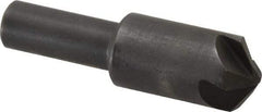 Hertel - 3/4" Head Diam, 1/2" Shank Diam, 4 Flute 110° High Speed Steel Countersink - 2-11/16" OAL, Straight Shank - Industrial Tool & Supply