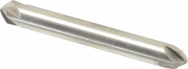 Hertel - 1/4" Head Diam, 1/4" Shank Diam, 4 Flute 90° High Speed Steel Countersink - Industrial Tool & Supply