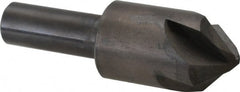 Hertel - 7/8" Head Diam, 1/2" Shank Diam, 4 Flute 90° High Speed Steel Countersink - Industrial Tool & Supply