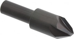 Hertel - 3/4" Head Diam, 1/2" Shank Diam, 4 Flute 60° High Speed Steel Countersink - Industrial Tool & Supply