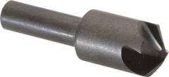 Hertel - 5/8" Head Diam, 3/8" Shank Diam, 4 Flute 110° High Speed Steel Countersink - Industrial Tool & Supply
