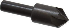 Hertel - 5/8" Head Diam, 3/8" Shank Diam, 4 Flute 90° High Speed Steel Countersink - 2-1/8" OAL, Straight Shank - Industrial Tool & Supply