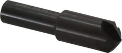 Hertel - 1/2" Head Diam, 3/8" Shank Diam, 4 Flute 110° High Speed Steel Countersink - 2-1/8" OAL, Straight Shank - Industrial Tool & Supply