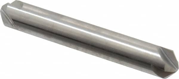Hertel - 3/8" Head Diam, 3/8" Shank Diam, 4 Flute 100° High Speed Steel Countersink - Industrial Tool & Supply