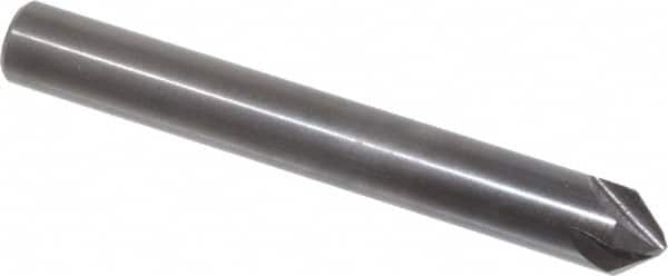Hertel - 1/4" Head Diam, 1/4" Shank Diam, 4 Flute 82° High Speed Steel Countersink - Industrial Tool & Supply