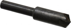Hertel - 3/8" Head Diam, 1/4" Shank Diam, 4 Flute 120° High Speed Steel Countersink - Industrial Tool & Supply