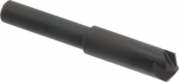 Hertel - 5/16" Head Diam, 1/4" Shank Diam, 4 Flute 120° High Speed Steel Countersink - Industrial Tool & Supply