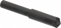 Hertel - 5/16" Head Diam, 1/4" Shank Diam, 4 Flute 120° High Speed Steel Countersink - Industrial Tool & Supply