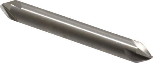 Hertel - 5/16" Head Diam, 5/16" Shank Diam, 4 Flute 60° High Speed Steel Countersink - 2-1/8" OAL, Straight Shank - Industrial Tool & Supply