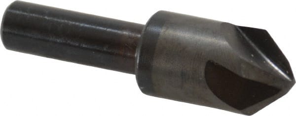 Hertel - 5/8" Head Diam, 3/8" Shank Diam, 4 Flute 82° High Speed Steel Countersink - Industrial Tool & Supply