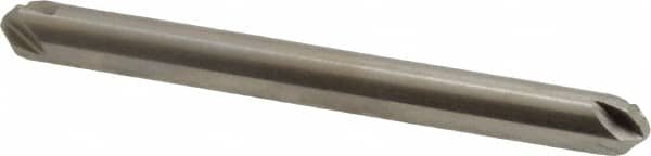 Hertel - 3/16" Head Diam, 3/16" Shank Diam, 4 Flute 100° High Speed Steel Countersink - Industrial Tool & Supply