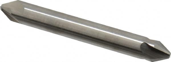 Hertel - 1/4" Head Diam, 5/16" Shank Diam, 4 Flute 60° High Speed Steel Countersink - Industrial Tool & Supply