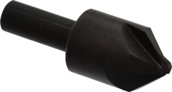 Hertel - 1" Head Diam, 1/2" Shank Diam, 4 Flute 82° High Speed Steel Countersink - Industrial Tool & Supply