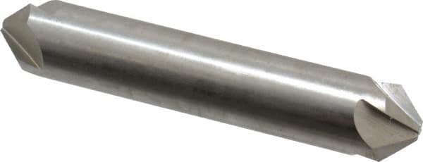 Hertel - 5/8" Head Diam, 5/8" Shank Diam, 4 Flute 90° High Speed Steel Countersink - Industrial Tool & Supply