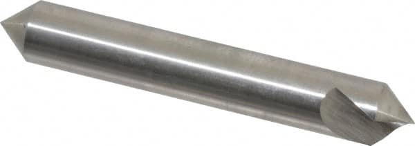 Hertel - 3/8" Head Diam, 3/8" Shank Diam, 1 Flute 82° High Speed Steel Countersink - Industrial Tool & Supply