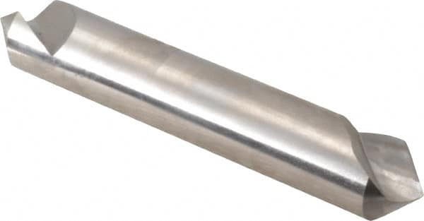 Hertel - 1/2" Head Diam, 1/2" Shank Diam, 1 Flute 100° High Speed Steel Countersink - Industrial Tool & Supply