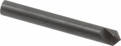 Hertel - 1/4" Head Diam, 1/4" Shank Diam, 1 Flute 100° High Speed Steel Countersink - Industrial Tool & Supply