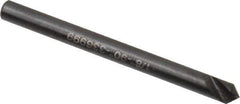Hertel - 1/8" Head Diam, 1/8" Shank Diam, 1 Flute 90° High Speed Steel Countersink - 1-1/2" OAL, Straight Shank - Industrial Tool & Supply
