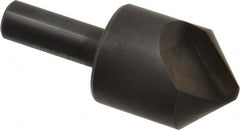 Hertel - 1-1/4" Head Diam, 1/2" Shank Diam, 1 Flute 90° High Speed Steel Countersink - Industrial Tool & Supply
