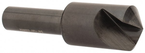 Hertel - 5/8" Head Diam, 3/8" Shank Diam, 1 Flute 120° High Speed Steel Countersink - Industrial Tool & Supply