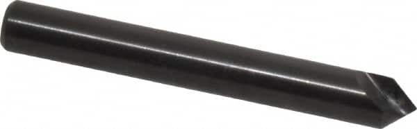 Hertel - 1/4" Head Diam, 1/4" Shank Diam, 1 Flute 82° High Speed Steel Countersink - Industrial Tool & Supply