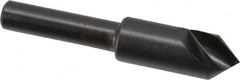 Hertel - 3/8" Head Diam, 1/4" Shank Diam, 1 Flute 82° High Speed Steel Countersink - Industrial Tool & Supply