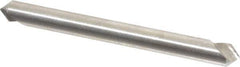 Hertel - 3/16" Head Diam, 3/16" Shank Diam, 1 Flute 90° High Speed Steel Countersink - 1-7/8" OAL, Straight Shank - Industrial Tool & Supply