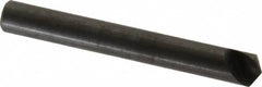 Hertel - 1/4" Head Diam, 1/4" Shank Diam, 1 Flute 120° High Speed Steel Countersink - Industrial Tool & Supply
