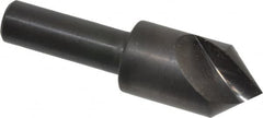 Hertel - 5/8" Head Diam, 3/8" Shank Diam, 1 Flute 82° High Speed Steel Countersink - Industrial Tool & Supply