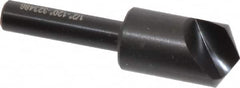 Hertel - 1/2" Head Diam, 1/4" Shank Diam, 1 Flute 120° High Speed Steel Countersink - Industrial Tool & Supply