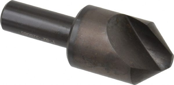 Hertel - 1" Head Diam, 1/2" Shank Diam, 1 Flute 82° High Speed Steel Countersink - Industrial Tool & Supply