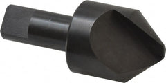 Hertel - 1-1/2" Head Diam, 3/4" Shank Diam, 1 Flute 82° High Speed Steel Countersink - Industrial Tool & Supply