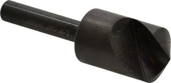 Hertel - 5/8" Head Diam, 1/4" Shank Diam, 1 Flute 120° High Speed Steel Countersink - Industrial Tool & Supply