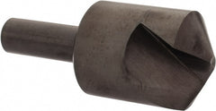 Hertel - 1-1/4" Head Diam, 1/2" Shank Diam, 1 Flute 120° High Speed Steel Countersink - Industrial Tool & Supply