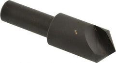 Hertel - 3/4" Head Diam, 1/2" Shank Diam, 1 Flute 100° High Speed Steel Countersink - Industrial Tool & Supply
