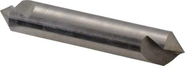 Hertel - 5/8" Head Diam, 5/8" Shank Diam, 1 Flute 90° High Speed Steel Countersink - 3-1/4" OAL, Straight Shank - Industrial Tool & Supply