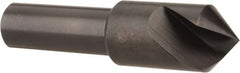 Hertel - 1/2" Head Diam, 3/8" Shank Diam, 1 Flute 90° High Speed Steel Countersink - Industrial Tool & Supply