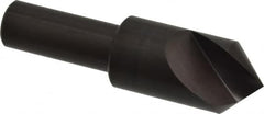 Hertel - 3/4" Head Diam, 1/2" Shank Diam, 1 Flute 90° High Speed Steel Countersink - Industrial Tool & Supply