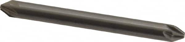 Hertel - 3/16" Head Diam, 3/16" Shank Diam, 6 Flute 60° Solid Carbide Countersink - Industrial Tool & Supply