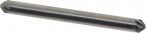 Hertel - 3/16" Head Diam, 3/16" Shank Diam, 6 Flute 90° Solid Carbide Countersink - Industrial Tool & Supply