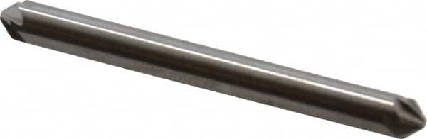 Hertel - 3/16" Head Diam, 3/16" Shank Diam, 6 Flute 82° Solid Carbide Countersink - Industrial Tool & Supply