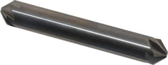 Hertel - 3/8" Head Diam, 3/8" Shank Diam, 6 Flute 90° Solid Carbide Countersink - 2-1/2" OAL, Straight Shank - Industrial Tool & Supply